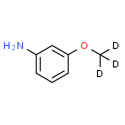 ChemSpider 2D Image | 3-[(~2~H_3_)Methyloxy]aniline | C7H6D3NO