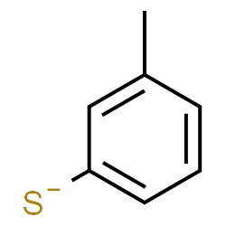 ChemSpider 2D Image | 3-Methylbenzenethiolate | C7H7S