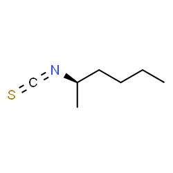 ChemSpider 2D Image | (2R)-2-Isothiocyanatohexane | C7H13NS