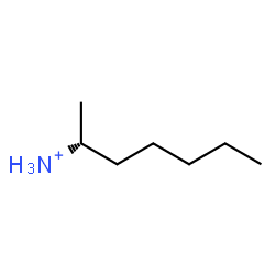 ChemSpider 2D Image | (2R)-2-Heptanaminium | C7H18N