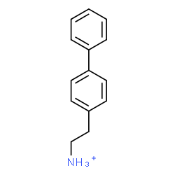 ChemSpider 2D Image | 2-(4-Biphenylyl)ethanaminium | C14H16N