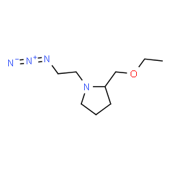 ChemSpider 2D Image | 1-(2-Azidoethyl)-2-(ethoxymethyl)pyrrolidine | C9H18N4O