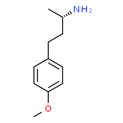 ChemSpider 2D Image | (2S)-4-(4-Methoxyphenyl)-2-butanamine | C11H17NO