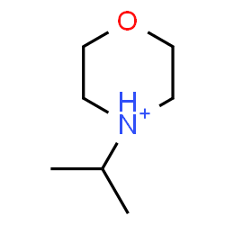 ChemSpider 2D Image | 4-Isopropylmorpholin-4-ium | C7H16NO