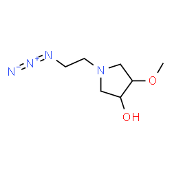 ChemSpider 2D Image | 1-(2-Azidoethyl)-4-methoxy-3-pyrrolidinol | C7H14N4O2