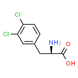 ChemSpider 2D Image | 3,4-Dichlorophenylalanine | C9H9Cl2NO2