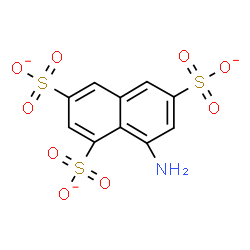 ChemSpider 2D Image | 8-Amino-1,3,6-naphthalenetrisulfonate | C10H6NO9S3
