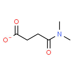 ChemSpider 2D Image | 4-(Dimethylamino)-4-oxobutanoate | C6H10NO3