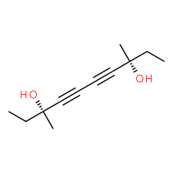 ChemSpider 2D Image | (3R,8R)-3,8-Dimethyl-4,6-decadiyne-3,8-diol | C12H18O2