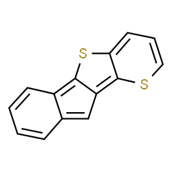 ChemSpider 2D Image | Indeno[2',1':4,5]thieno[3,2-b]thiopyran | C14H8S2