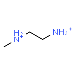 ChemSpider 2D Image | N-Methyl-1,2-ethanediaminium | C3H12N2