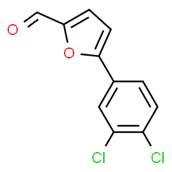 ChemSpider 2D Image | 5-(3,4-Dichlorophenyl)furfural | C11H6Cl2O2