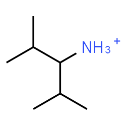 ChemSpider 2D Image | 2,4-Dimethyl-3-pentanaminium | C7H18N