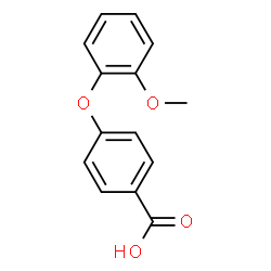 ChemSpider 2D Image | 4-(2-Methoxyphenoxy)benzoic acid | C14H12O4