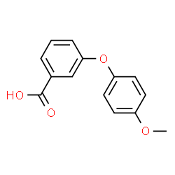 ChemSpider 2D Image | 3-(4-Methoxyphenoxy)benzoic acid | C14H12O4