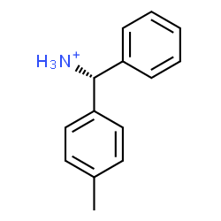 ChemSpider 2D Image | (R)-(4-Methylphenyl)(phenyl)methanaminium | C14H16N