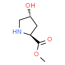 ChemSpider 2D Image | Methyl (4R)-4-hydroxy-L-prolinate | C6H11NO3