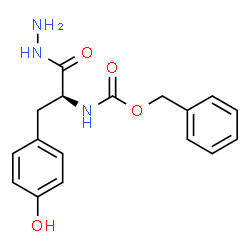 ChemSpider 2D Image | N-[(Phenylmethoxy)carbonyl]-L-tyrosine hydrazide | C17H19N3O4