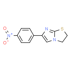 ChemSpider 2D Image | 6-(4-Nitrophenyl)-2,3-dihydroimidazo[2,1-b][1,3]thiazole | C11H9N3O2S