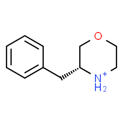 ChemSpider 2D Image | (3R)-3-Benzylmorpholin-4-ium | C11H16NO