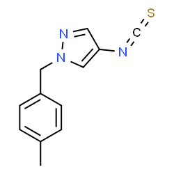 ChemSpider 2D Image | 4-Isothiocyanato-1-(4-methylbenzyl)-1H-pyrazole | C12H11N3S