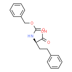 ChemSpider 2D Image | Cbz-D-Hph-OH | C18H19NO4
