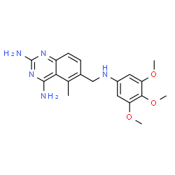ChemSpider 2D Image | Trimetrexate | C19H23N5O3