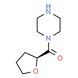 ChemSpider 2D Image | (2S)-1-((tetrahydrofuran-2-yl)carbonyl)piperazine | C9H16N2O2