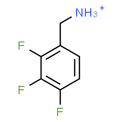 ChemSpider 2D Image | (2,3,4-Trifluorophenyl)methanaminium | C7H7F3N