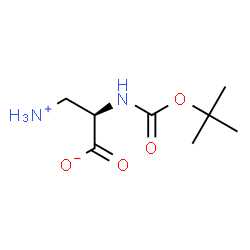 ChemSpider 2D Image | Boc-D-Dap-OH | C8H16N2O4