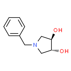 ChemSpider 2D Image | (3R,4R)-1-Benzyl-3,4-pyrrolidinediol | C11H15NO2