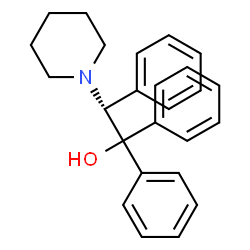 ChemSpider 2D Image | (R)-2-PIPERIDINYL-1,1,2-TRIPHENYLETHANOL | C25H27NO