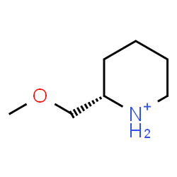 ChemSpider 2D Image | (2S)-2-(Methoxymethyl)piperidinium | C7H16NO