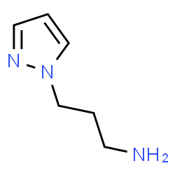 ChemSpider 2D Image | 3-(PYRAZOL-1-YL)PROPAN-1-AMINE | C6H11N3