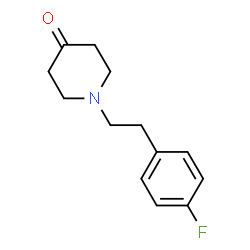 ChemSpider 2D Image | 4-(4-Fluorophenethyl)-4-piperidone | C13H16FNO