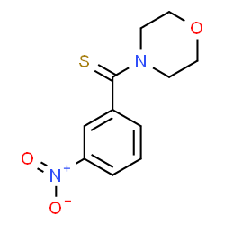 ChemSpider 2D Image | N-(3-Nitro-thiobenzoyl)-morpholine | C11H12N2O3S