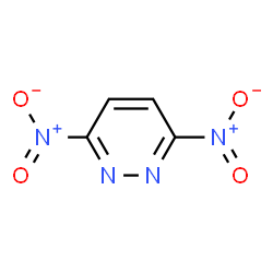 ChemSpider 2D Image | 3,6-Dinitropyridazine | C4H2N4O4