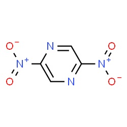 ChemSpider 2D Image | 2,5-Dinitropyrazine | C4H2N4O4