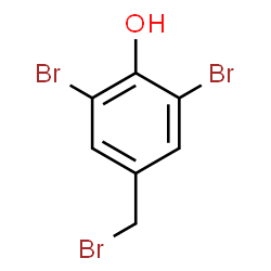 ChemSpider 2D Image | Alpha,2,6-tribromo-p-cresol | C7H5Br3O