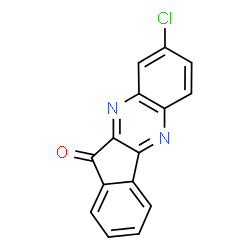 ChemSpider 2D Image | 8-Chloro-indeno[1,2-b]quinoxalin-11-one | C15H7ClN2O