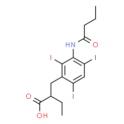 ChemSpider 2D Image | Tyropanoic acid | C15H18I3NO3
