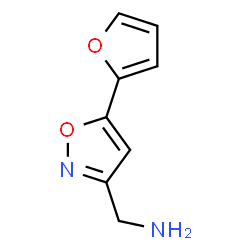 ChemSpider 2D Image | 5-(2-Furanyl)-3-isoxazolemethanamine | C8H8N2O2