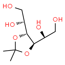 ChemSpider 2D Image | 3,4-O-ISOPROPYLIDENE-D-MANNITOL | C9H18O6