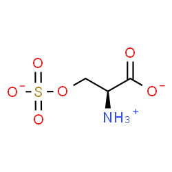 ChemSpider 2D Image | O-sulfonato-L-serine | C3H6NO6S