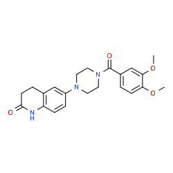 ChemSpider 2D Image | Vesnarinone | C22H25N3O4