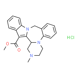 ChemSpider 2D Image | serazapine hydrochloride | C22H24ClN3O2