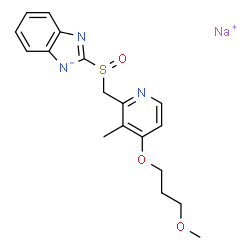 ChemSpider 2D Image | Rabeprazole sodium | C18H20N3NaO3S