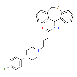 ChemSpider 2D Image | Monatepil | C28H30FN3OS