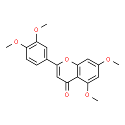 ChemSpider 2D Image | Tetramethoxyluteolin | C19H18O6