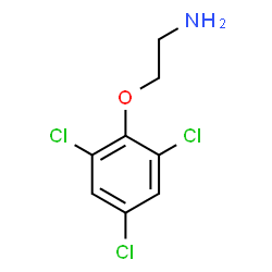 ChemSpider 2D Image | 2-(2,4,6-Trichlorophenoxy)ethanamine | C8H8Cl3NO